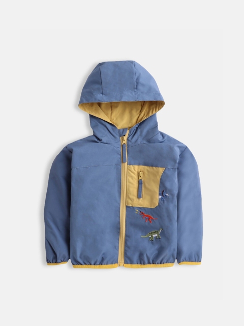 

Hopscotch Boys Blue Bomber with Embroidered Jacket