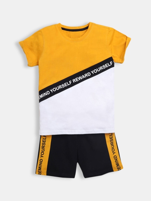 

Hopscotch Boys Yellow Clothing Set