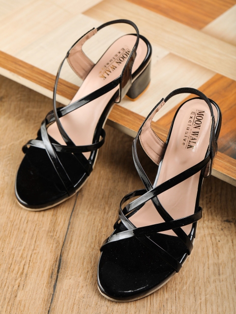

Moonwalk Women Black Block Heels