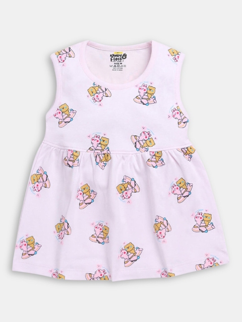 

Hopscotch Girls Pink & Yellow Dress