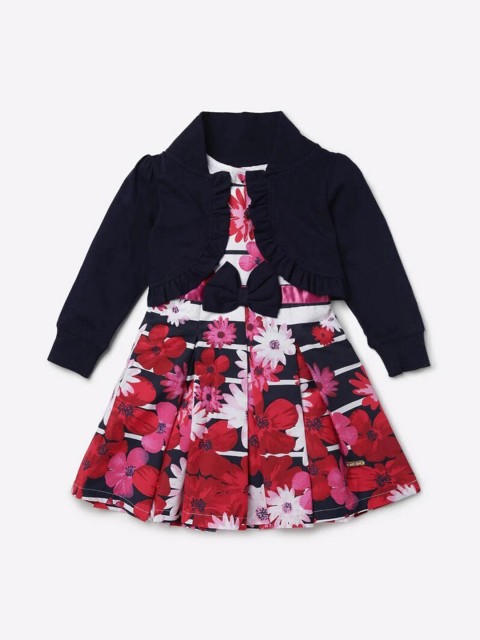 

612League Blue Floral Dress
