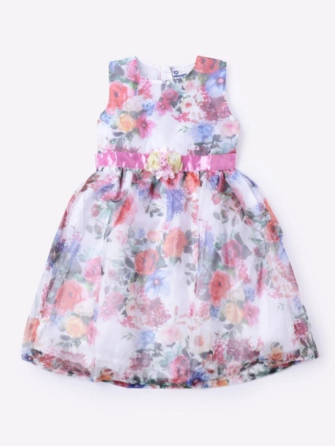 

612League White Floral Dress