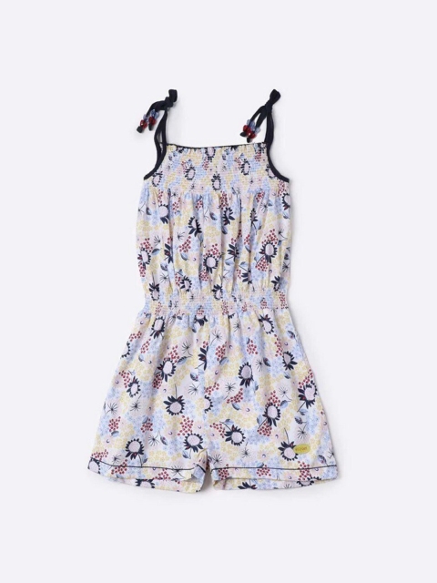 

612League White Floral Dress
