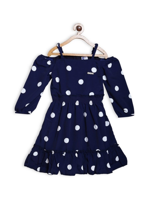 

612League Blue Crepe Dress