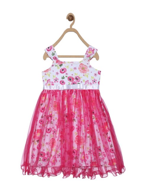 

612League White Floral Dress