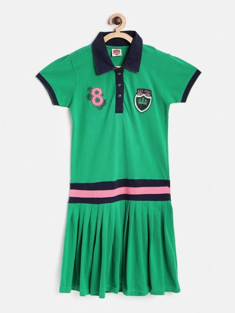 

612League Green T-shirt Dress