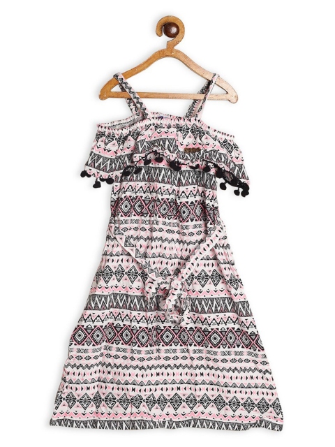 

612League White Floral Dress