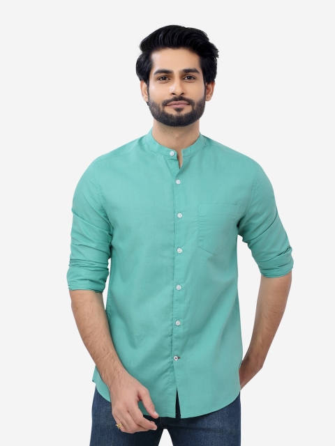 

VASTRADO Men Sea Green Casual Shirt