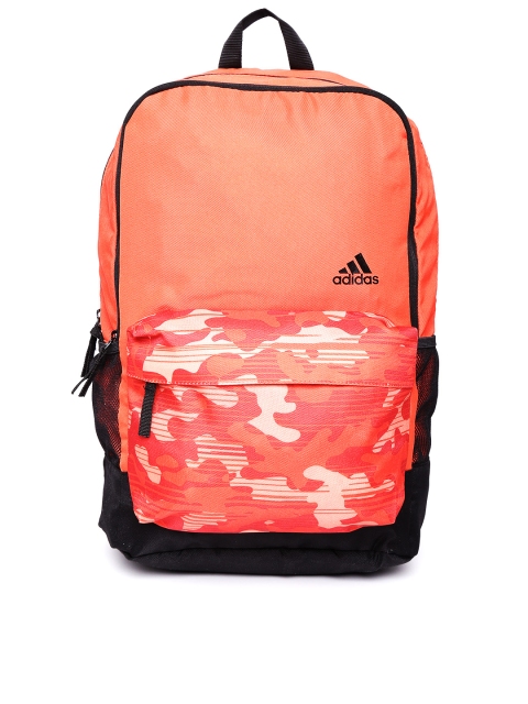 Adidas Women Orange SW CL G Printed Laptop Backpack available at myntra for Rs.999