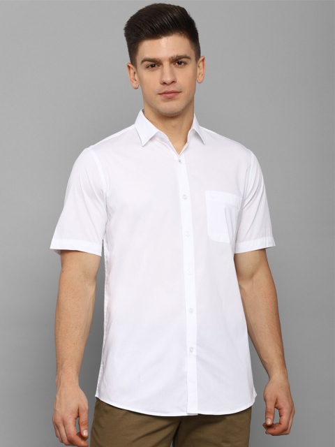 

Allen Solly Men White Solid Slim Fit Casual Shirt
