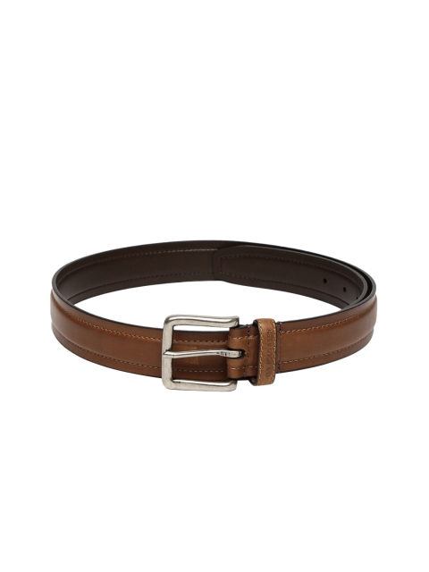 

U.S. Polo Assn. Men Tan Brown Solid Leather Belt