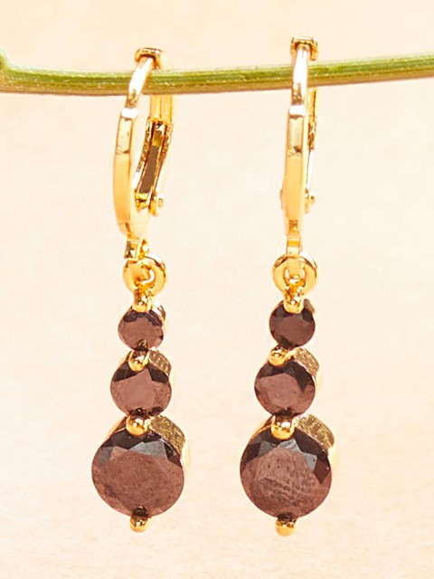 

Voylla Gold-Toned Contemporary Hoop Earrings