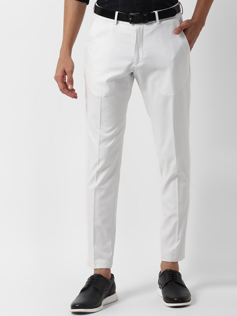 

Louis Philippe Sport Men White Slim Fit Trousers