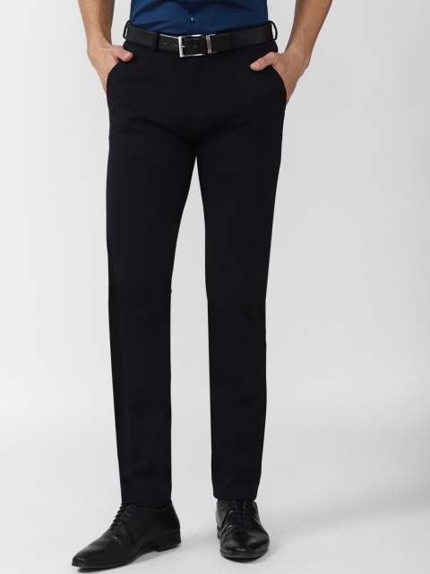 

Peter England Men Black Slim Fit Trouser