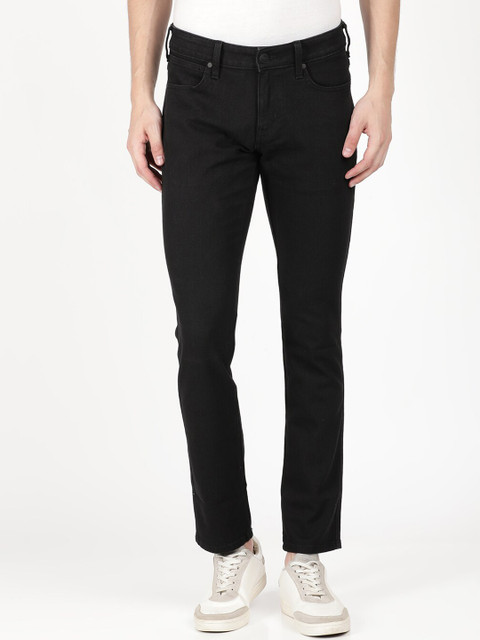 

Wrangler Men Black Skanders Slim Fit Low-Rise Stretchable Jeans
