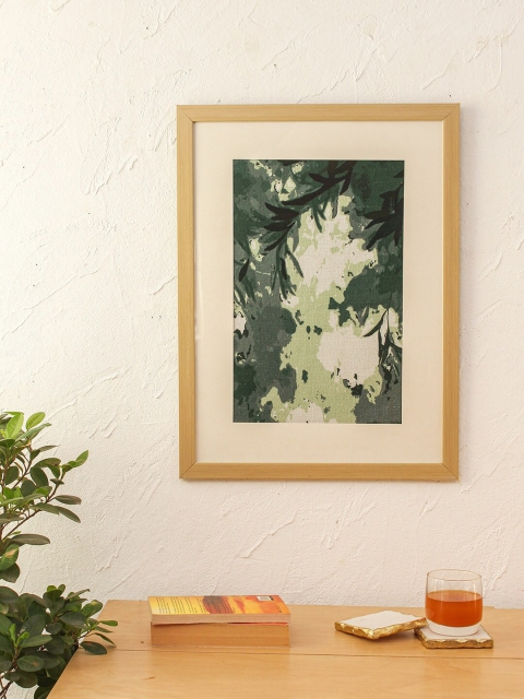 

House This Green Abstract Painting Wall Art