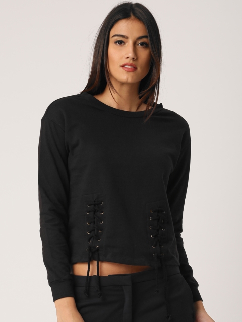 

all about you Women Black Sweatshirt