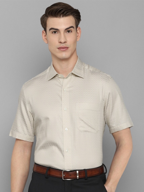 

Louis Philippe Men Beige Casual Shirt