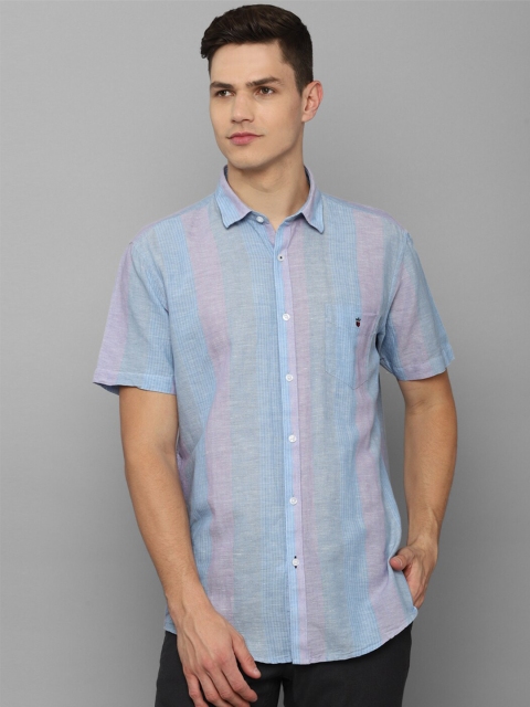 

Louis Philippe Sport Men Blue Slim Fit Multi Stripes Striped Casual Shirt