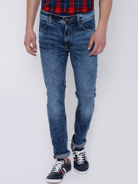 

LOCOMOTIVE Men Blue Slim Fit Stretchable Jeans