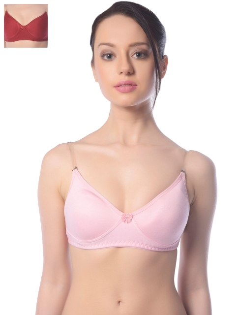 

Lady Lyka Pack of 2 T-shirt Bras Playback, Pink