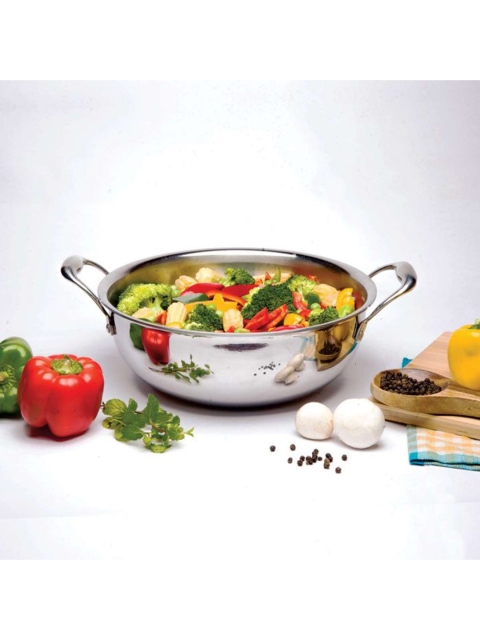 

SignoraWare Silver-Toned Artista Tri Ply Kadhai 5 L