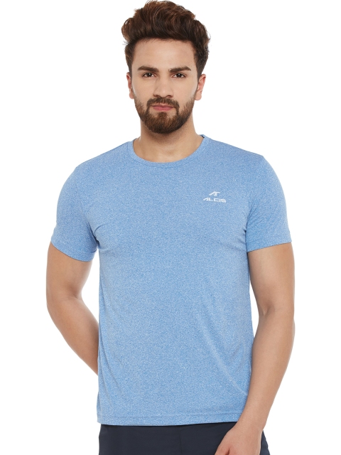 

Alcis Men Blue Solid Round Neck T-shirt