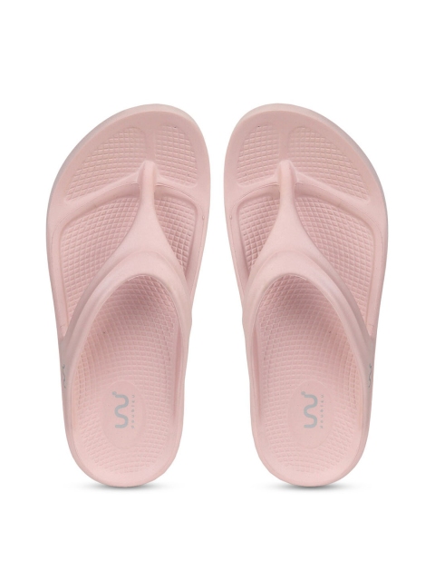 

Doubleu Women Pink Rubber Thong Flip-Flops