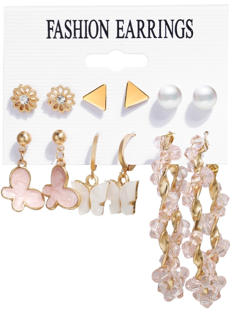

Vembley Gold-Toned Circular Studs Earrings