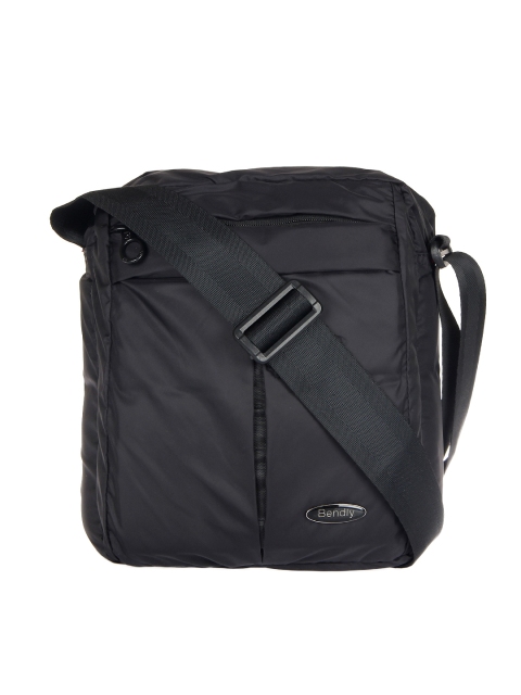 

Bendly Unisex Black Messenger Bag