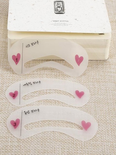 

Alexvyan Set Of 3 Transparent Eye Brow Shaping Template