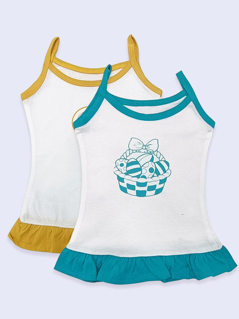 

Born Babies Yellow & White A-Line Dress