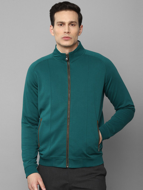 

Louis Philippe Men Green Pure Cotton Sporty Jacket