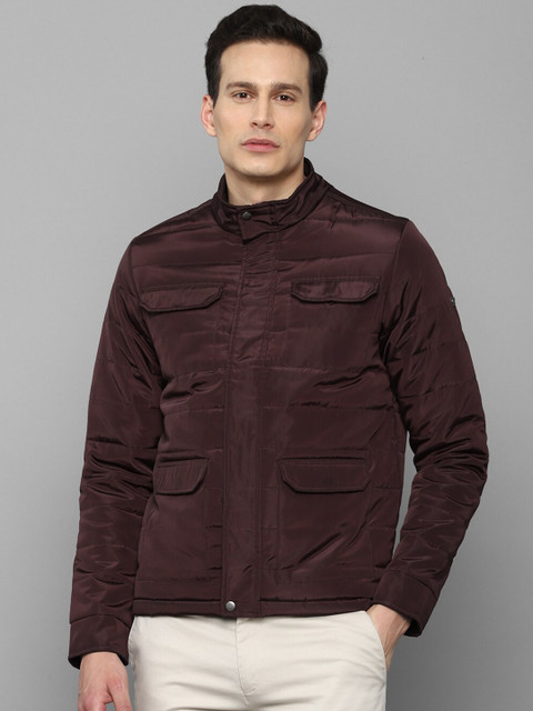 

Louis Philippe Men Brown Solid Padded Jacket