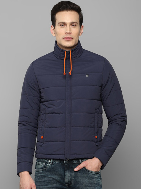 

Louis Philippe Jeans Men Navy Blue Padded Jacket