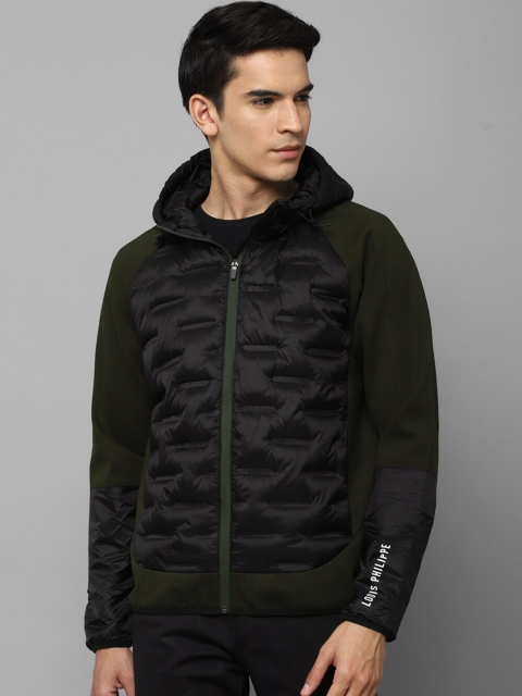 

Louis Philippe Sport Men Black Camouflage Longline Sporty Jacket