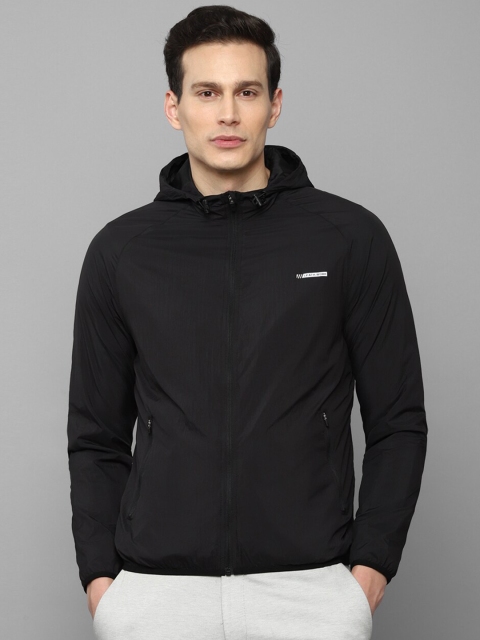 

Louis Philippe Sport Men Black Solid Sporty Jacket