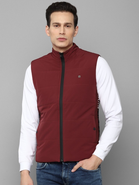 

Louis Philippe Sport Men Maroon Open Front Jacket
