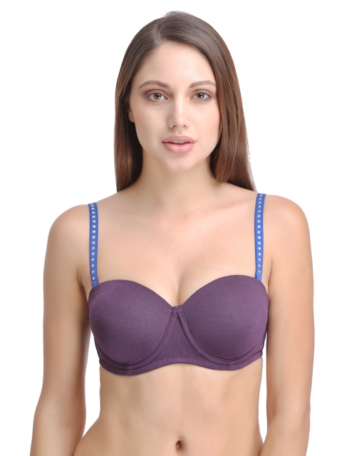 

Clovia Blue Star-Shaped Studded Bra Straps AC0053P08O