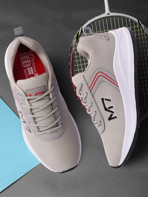 

M7 by Metronaut Men Grey Mesh Super Grip EVA Running Shoes