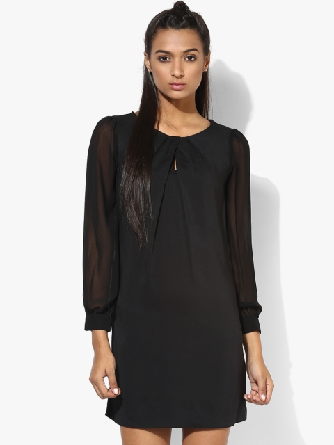 

DOROTHY PERKINS Women Black Solid Sheath Dress