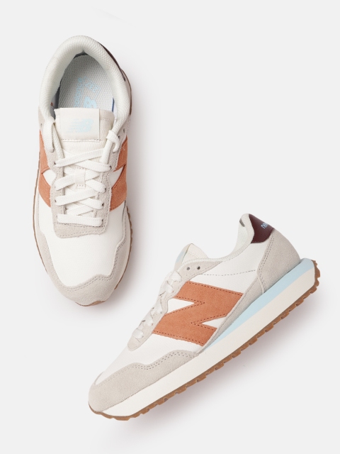 

New Balance Women Beige Solid Sneakers