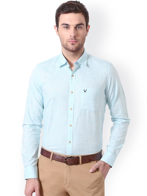 

Allen Solly Men Blue Patterned Casual Shirt