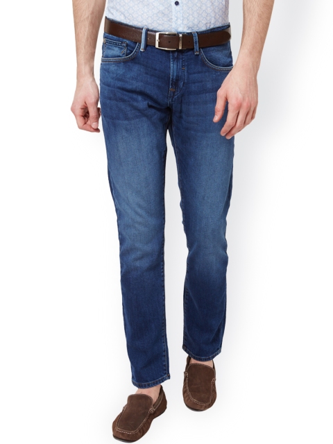 

Solly Jeans Co. by Allen Solly Men Blue Slim Fit Mid-Rise Clean Look Jeans