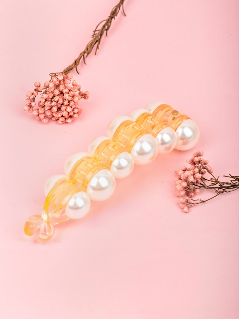 

Arendelle Women White Banana Clip