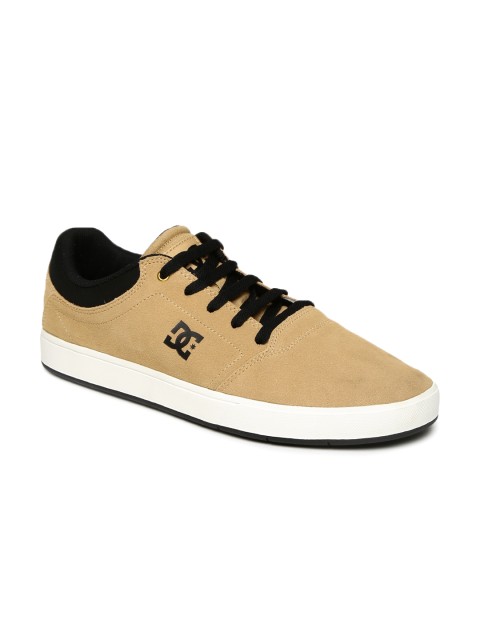 

DC Men Beige Suede Sneakers