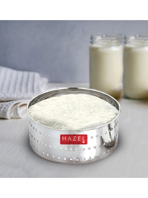 

HAZEL Silver-Toned Solid Stainless Steel Paneer Maker