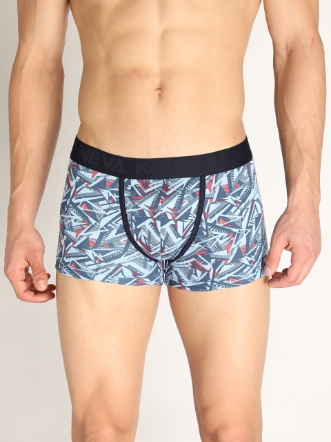 

NEVA Men Blue Printed Trunks