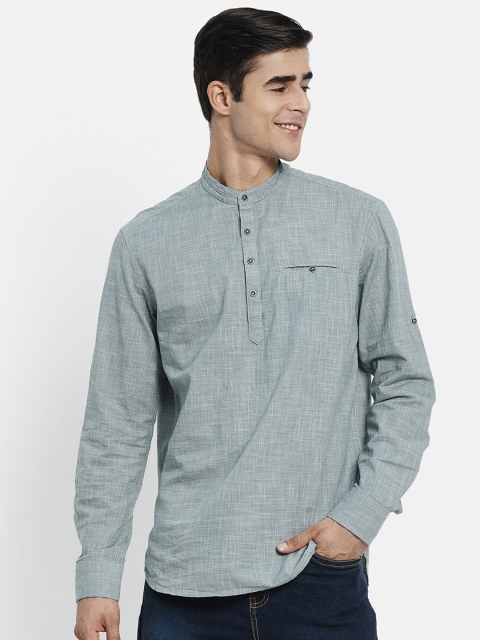 

METTLE Men Grey Casual Shirt