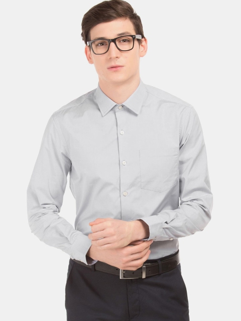 

Arrow Men Grey Slim Fit Pure Cotton Formal Shirt